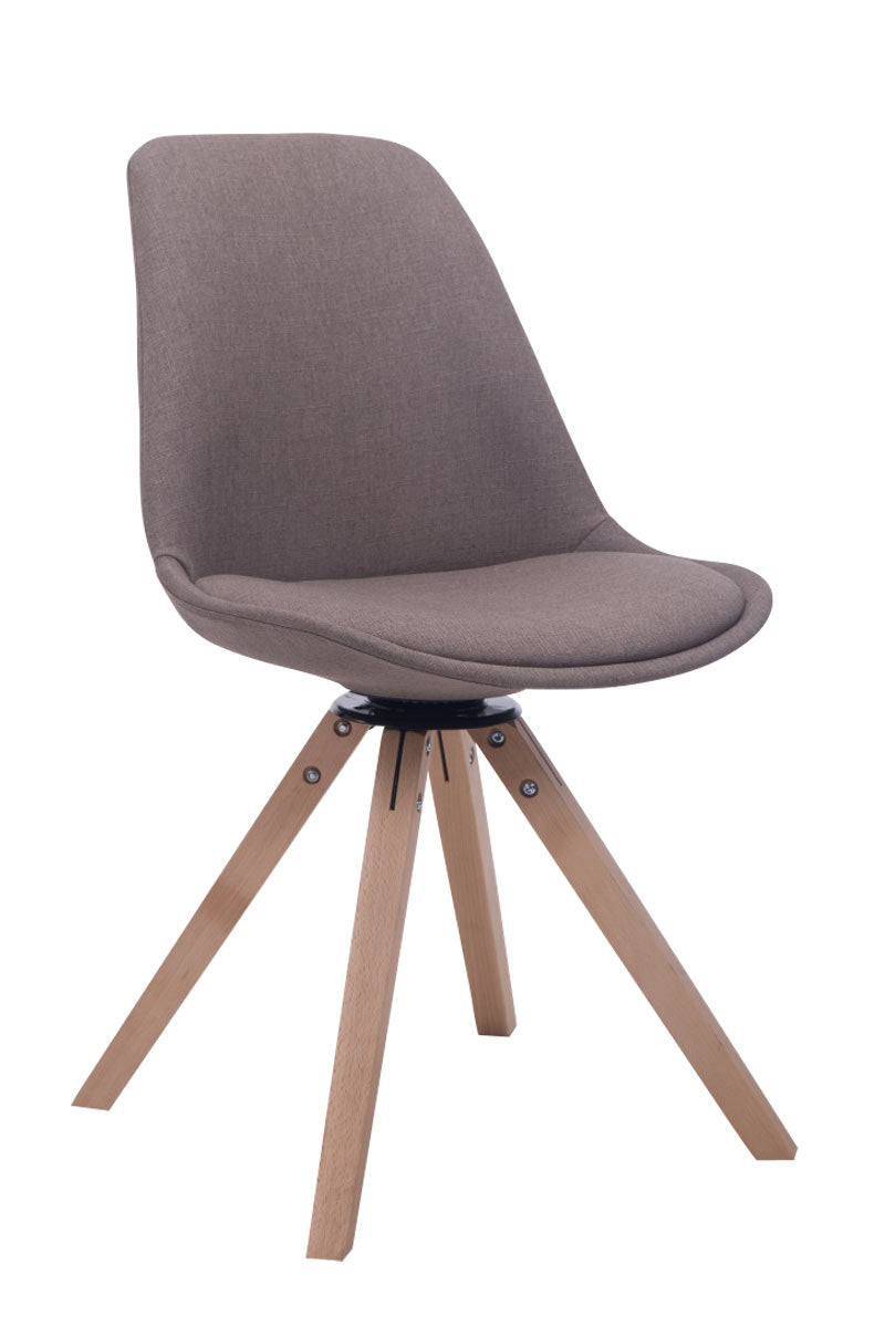 Besucherstuhl Troyes Drehbar Stoff Square | homemem39
