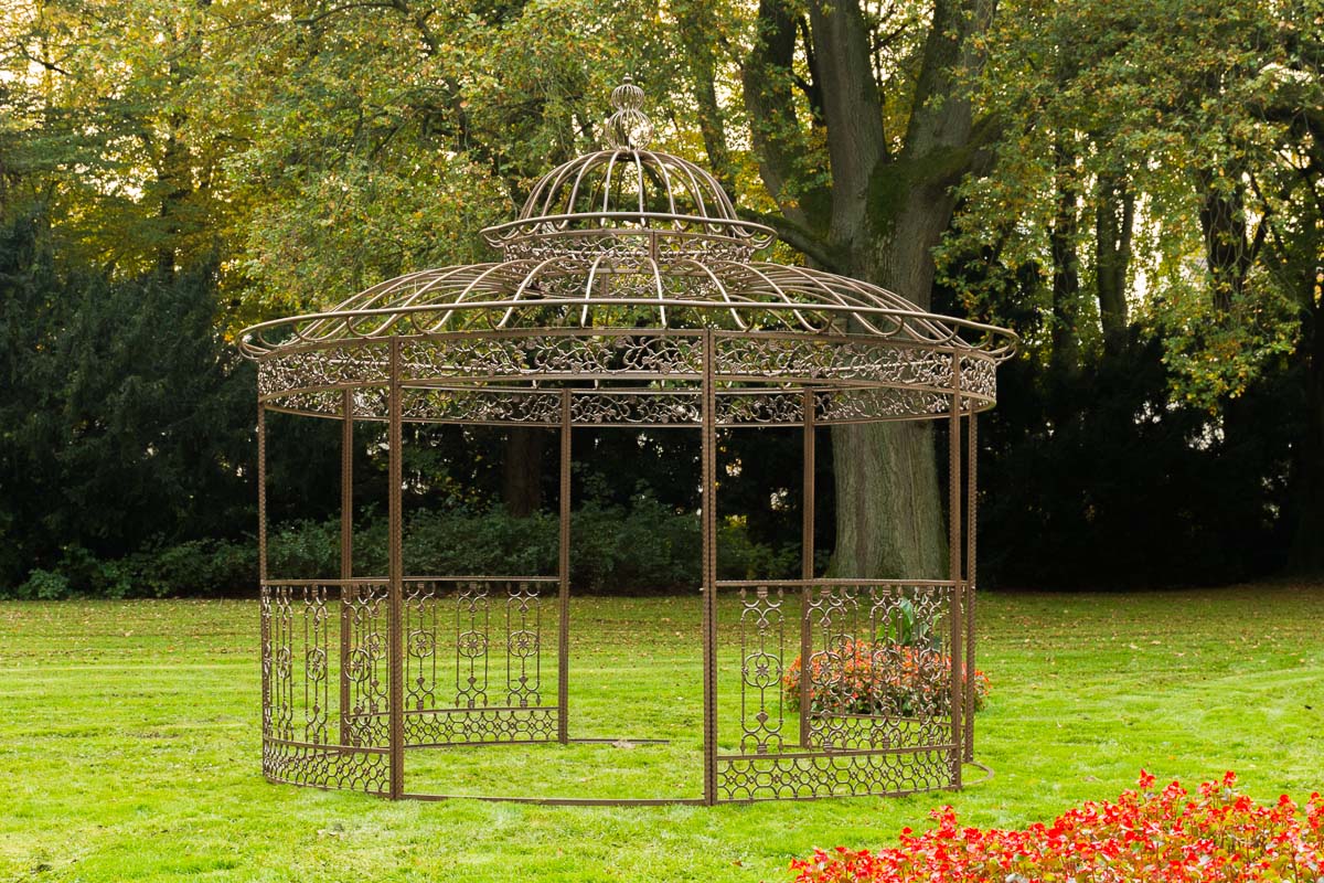 Luxus Pavillon Romantik V2 rund 350 cm - homemem39