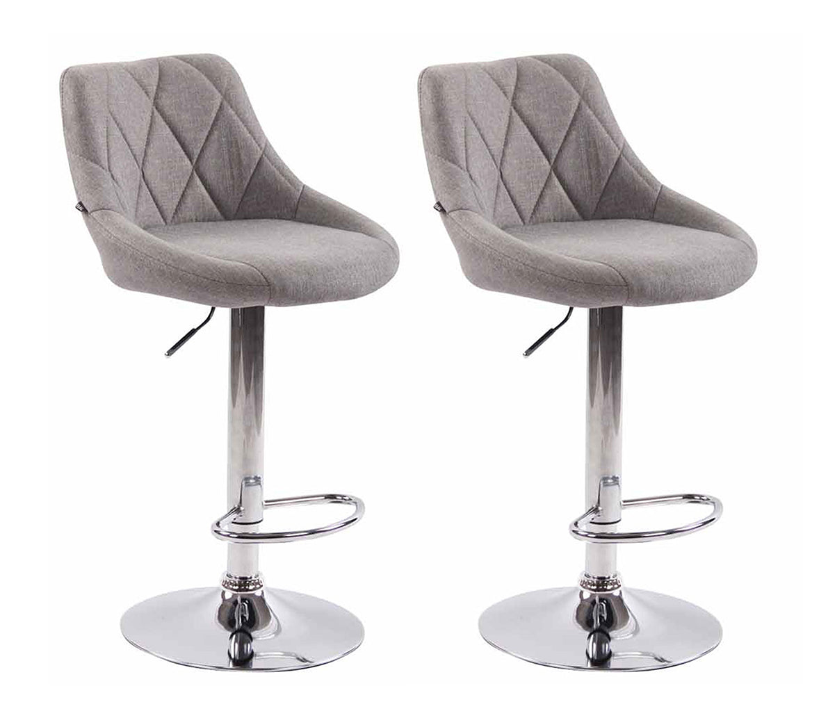 2er Set Barhocker Lazio Stoff | homemem39