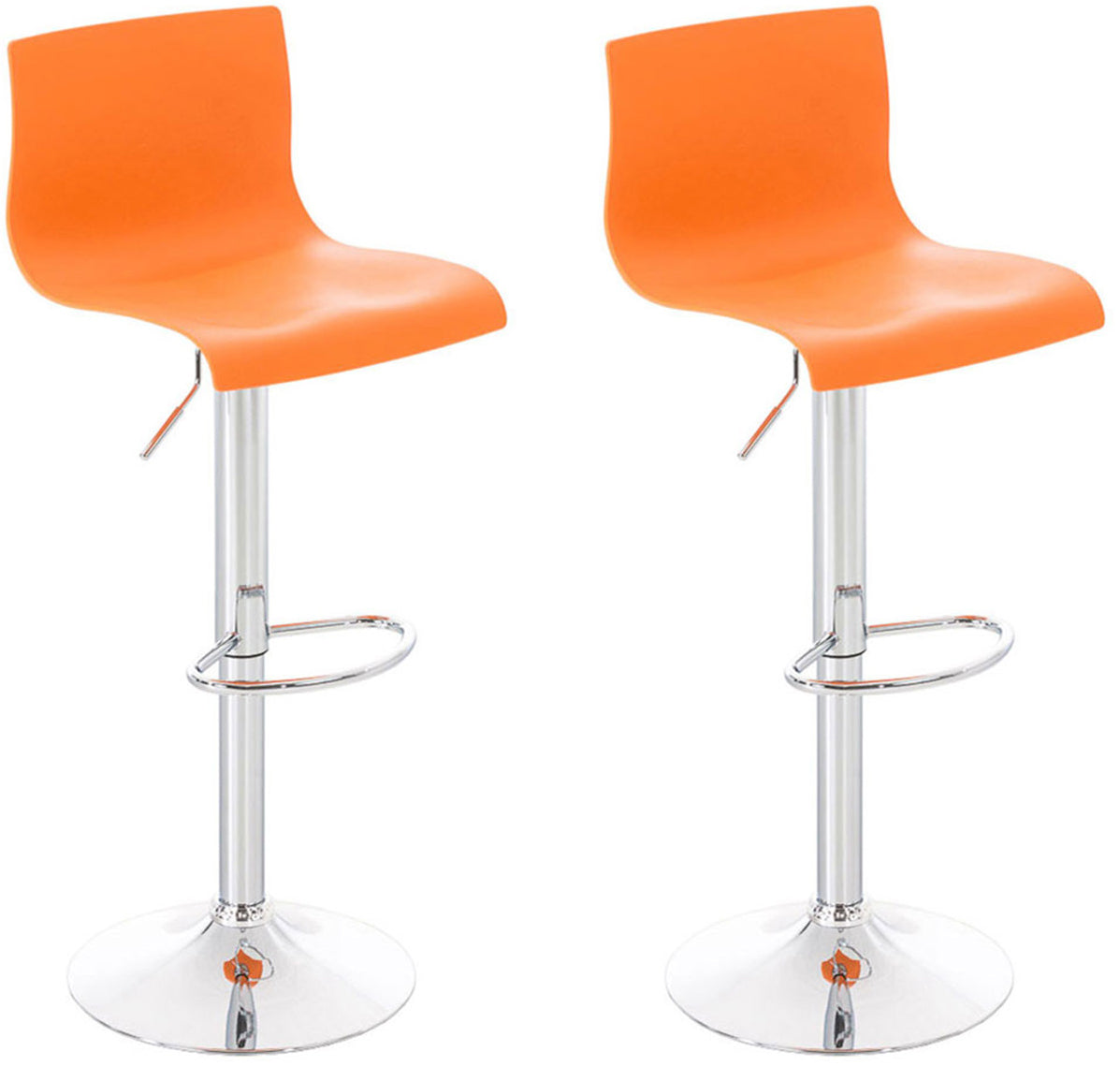 2er Set Barhocker Hover Kunststoff | homemem39