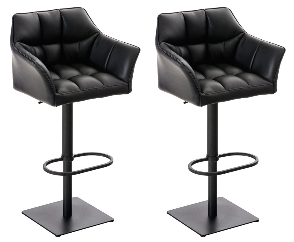 2er Set Barhocker Damaso Kunstleder | homemem39