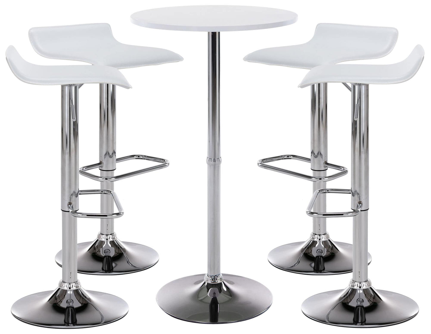 Bartisch Set Esberg I 4 x Barhocker 1 x Stehtisch | homemem39