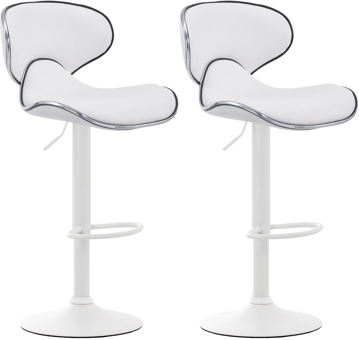 2er Set Barhocker Las Vegas Kunstleder | homemem39