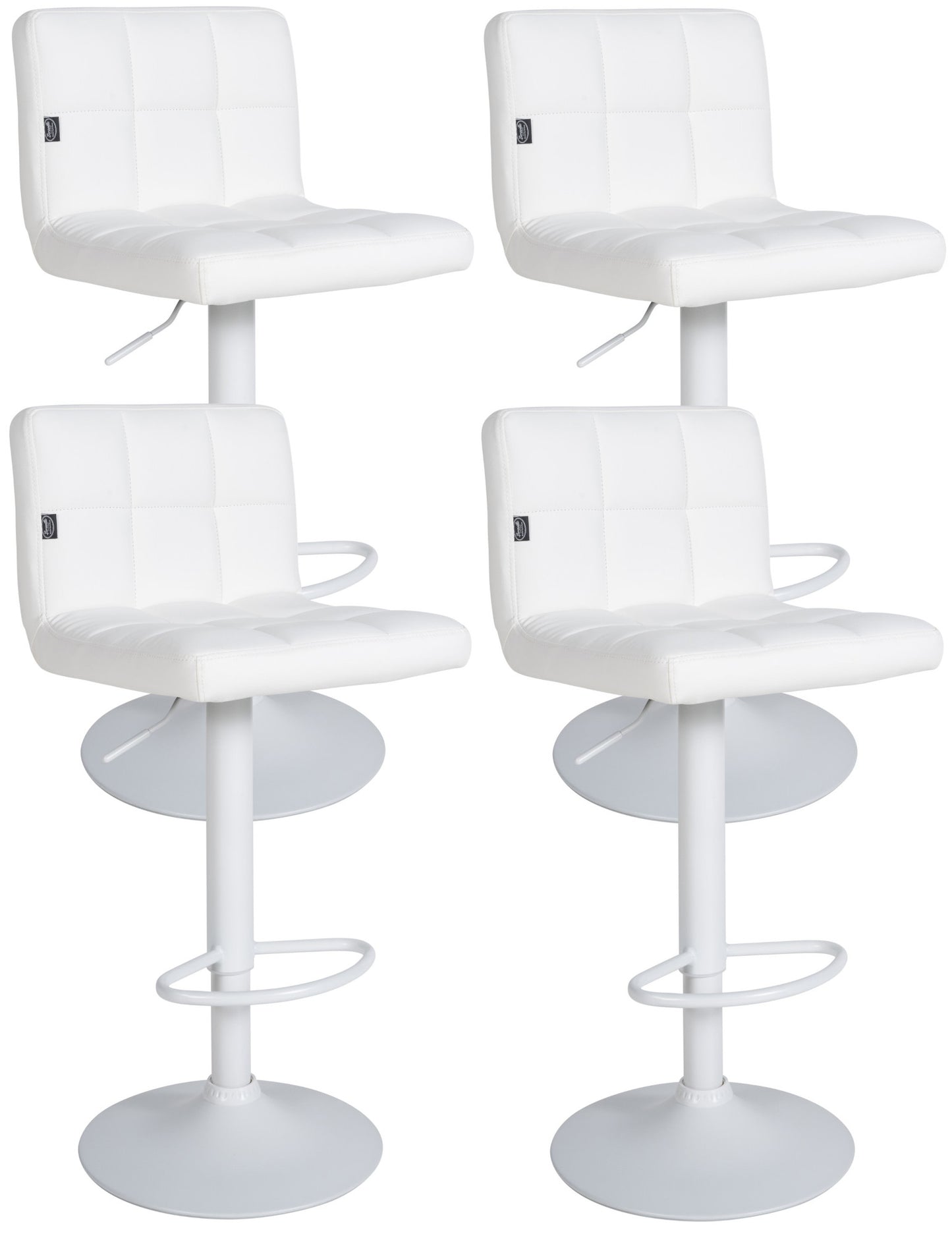 4er Set Barhocker Feni Kunstleder - homemem39