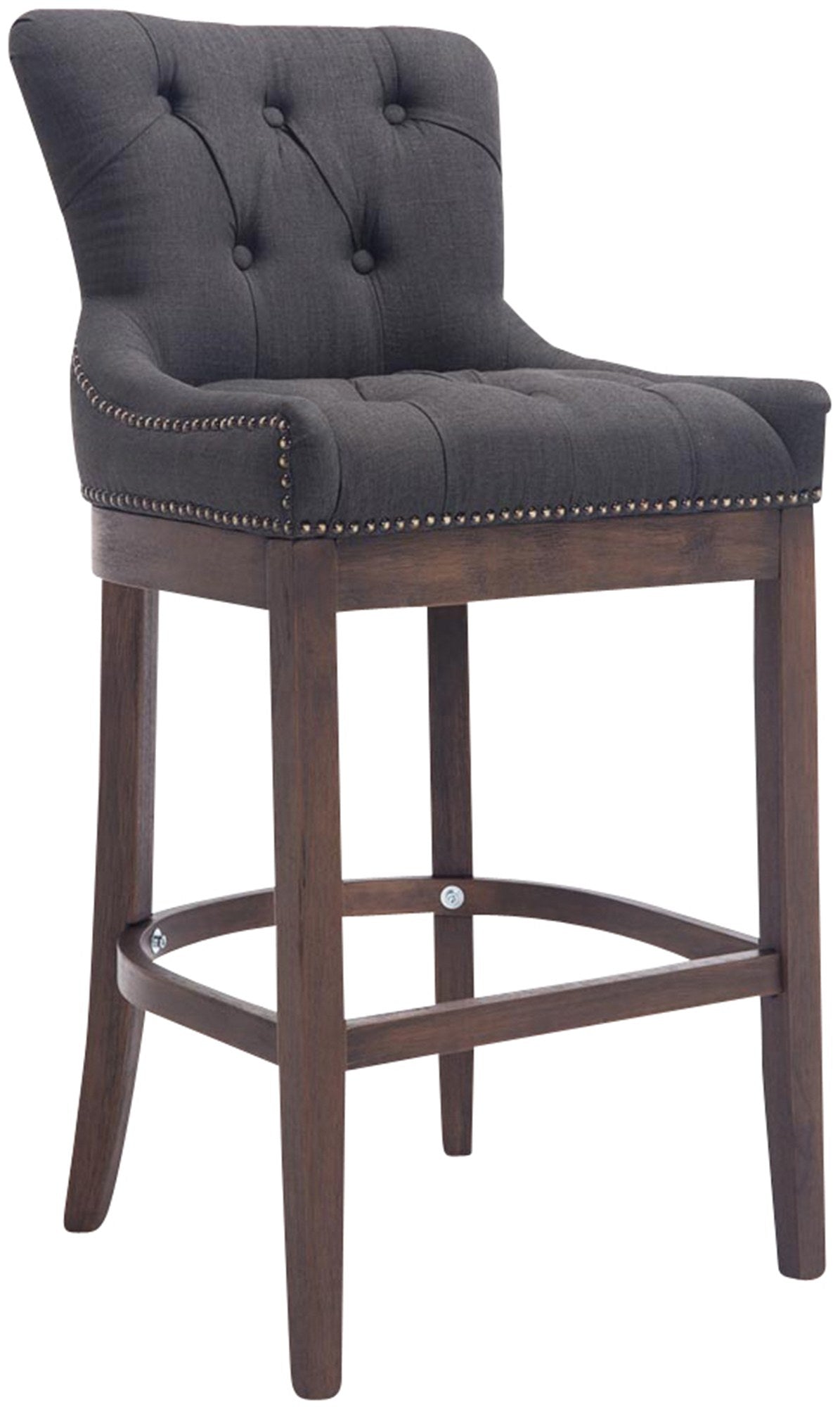 Barhocker Lakewood Stoff, Antik-dunkel | homemem39