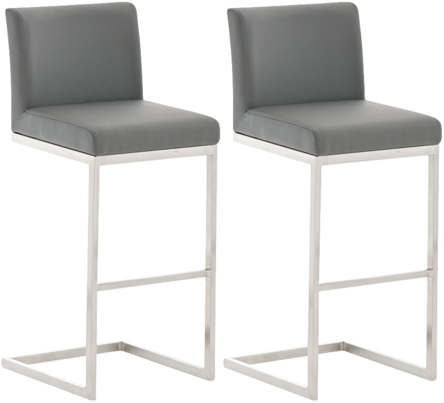 2er Set Barhocker Paros Kunstlederbezug | homemem39