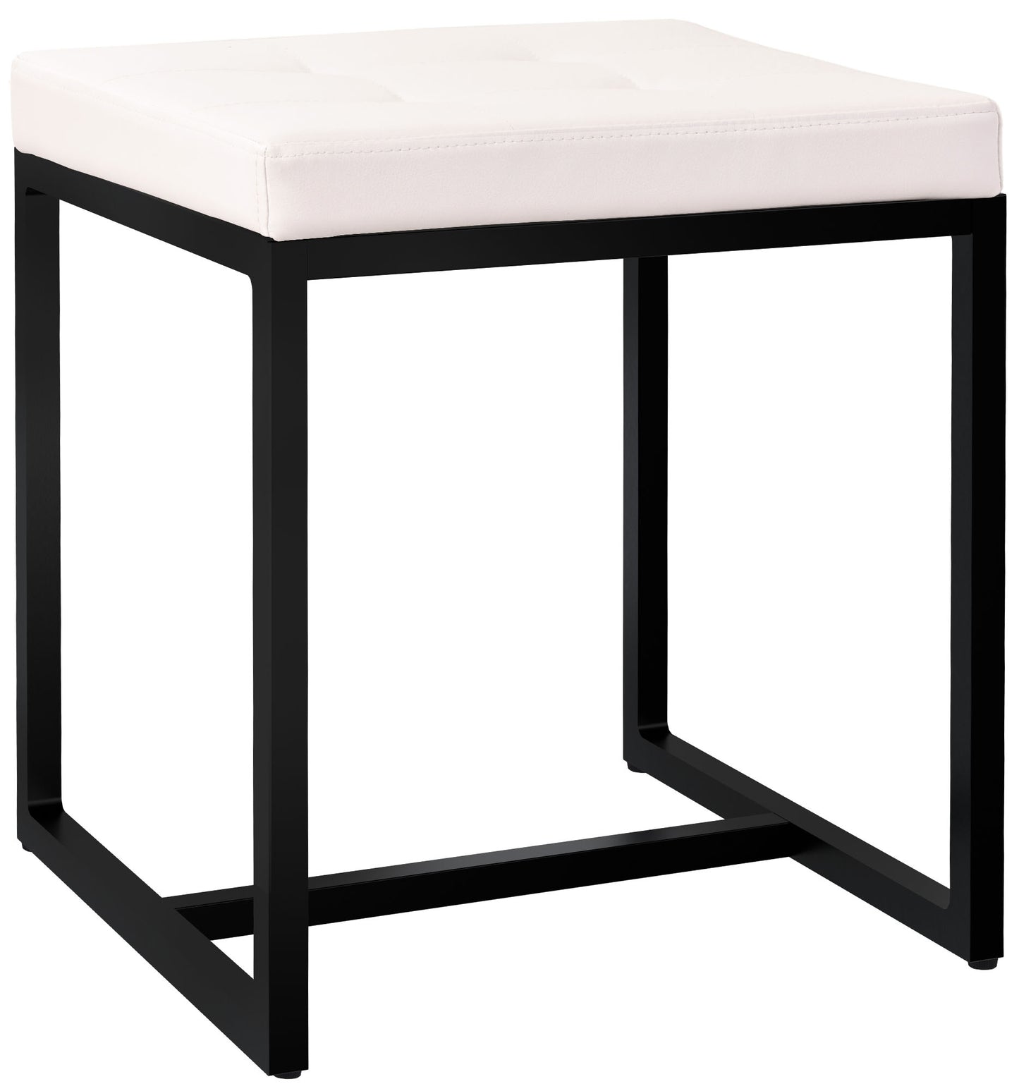 Sitzhocker Barci mit schwarzem Gestell - homemem39