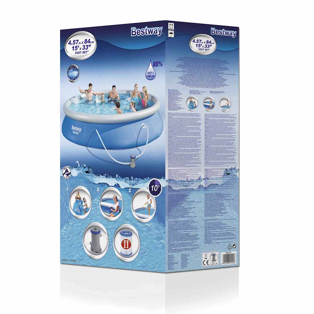 Set Piscina Fast Set 457x84 cm 57313