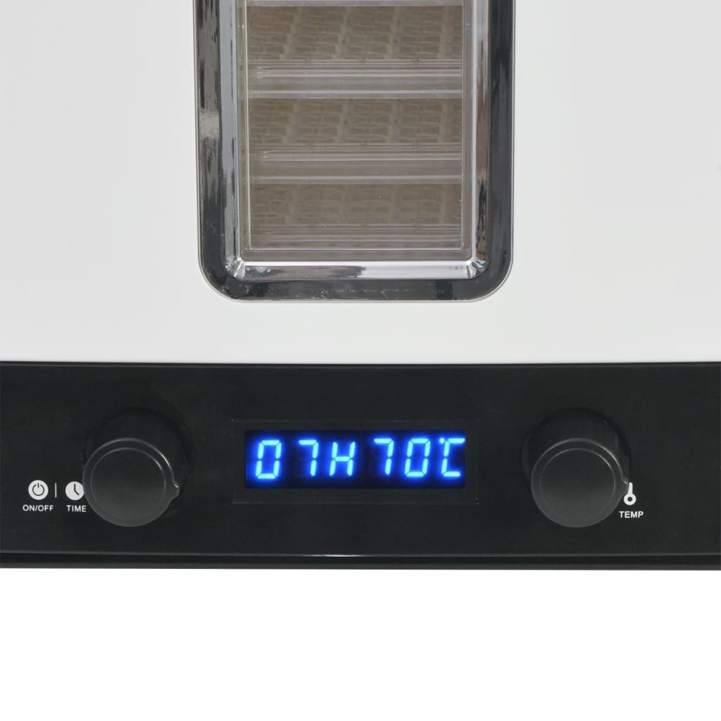 Disidratatore Alimentare con 10 Vassoi 550 W Bianco