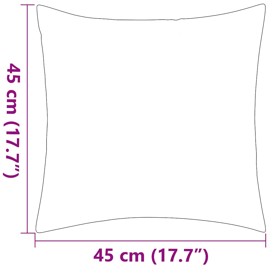 Cuscini da Esterno 2 pz 45x45 cm Grigi