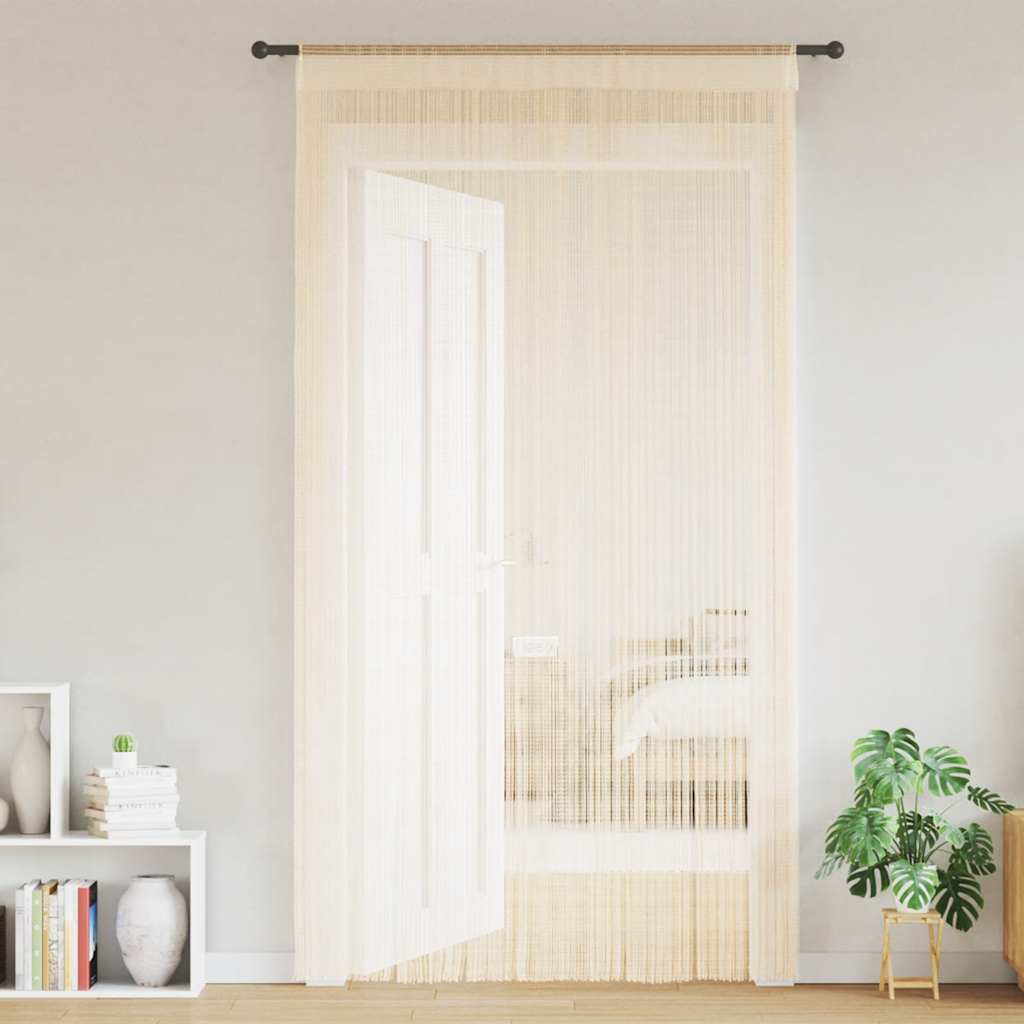 2 Pz Tende a Fili 100x250 cm Beige