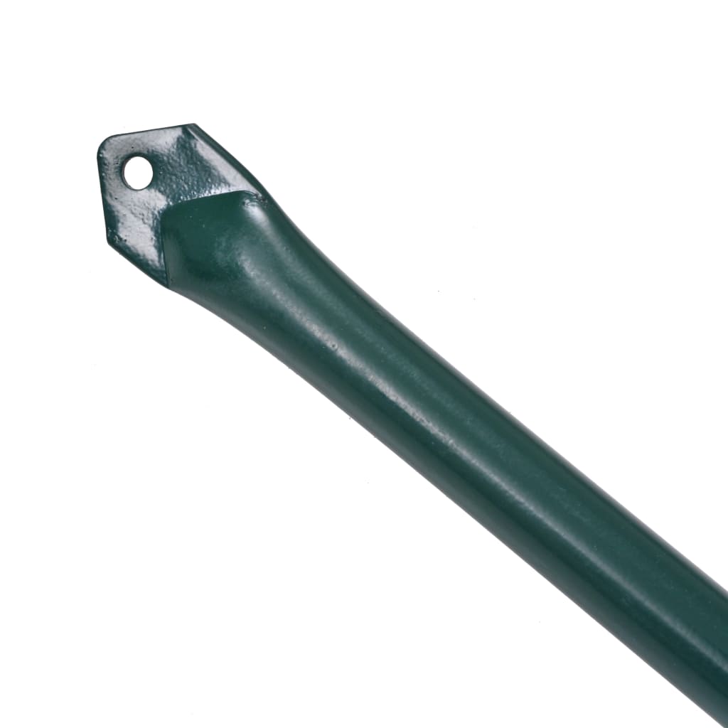 Pali da Giardino 10 pz in Metallo 1 m Verde | homemem39