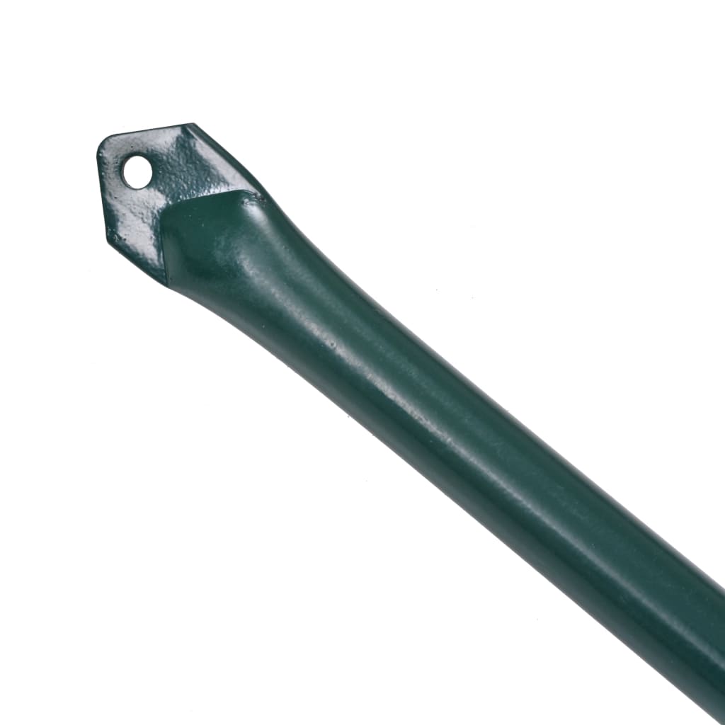 Pali da Giardino 10 pz in Metallo 1,5 m Verde | homemem39