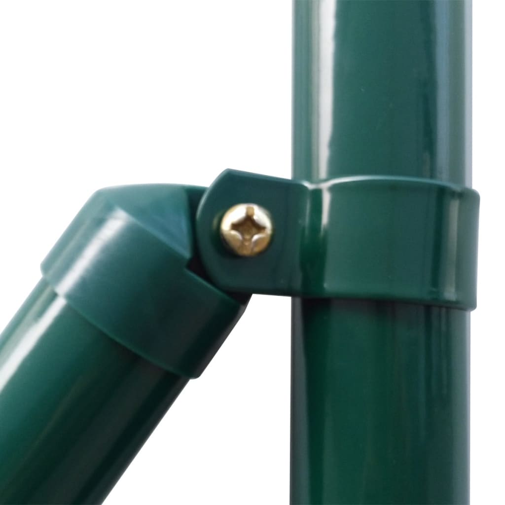 Recinzione Euro in Acciaio 25x1,7 m Verde | homemem39