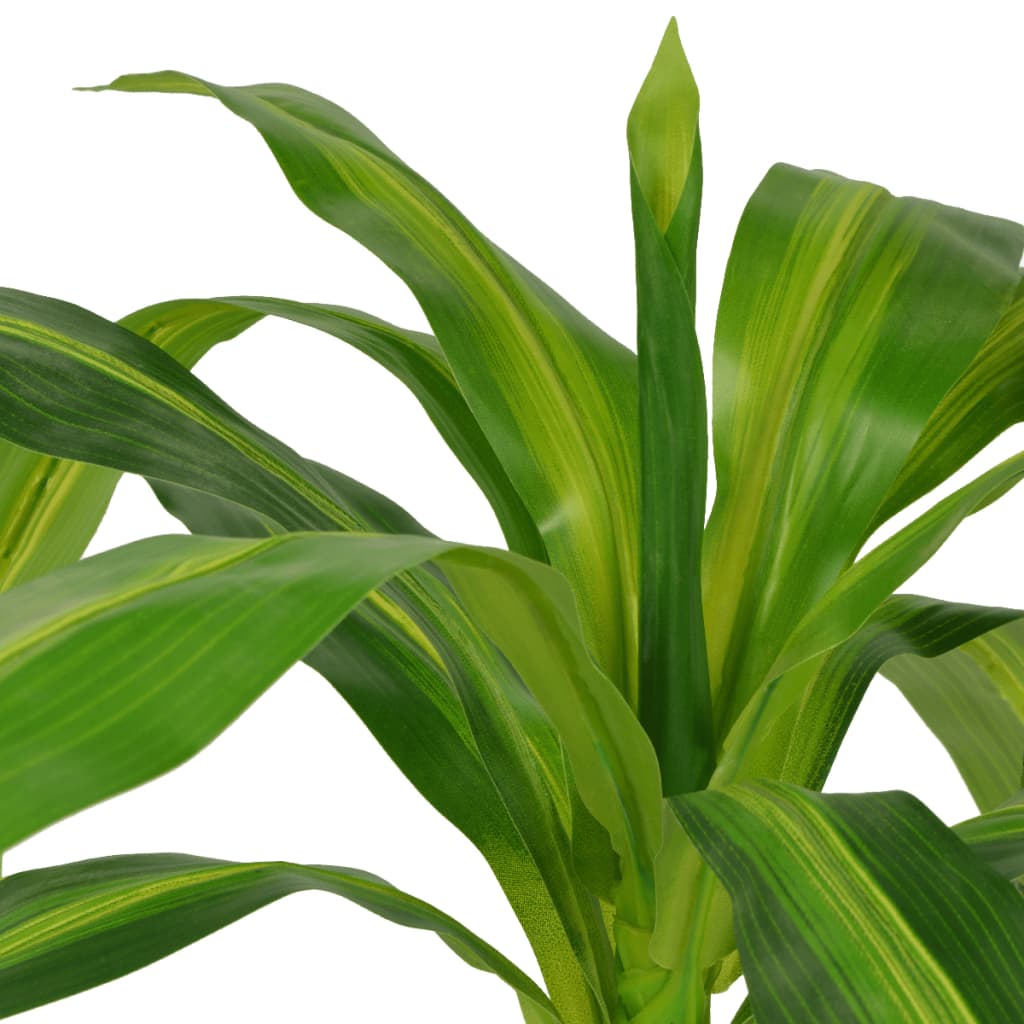 Dracena Pianta Artificiale con Vaso 100 cm Verde | homemem39