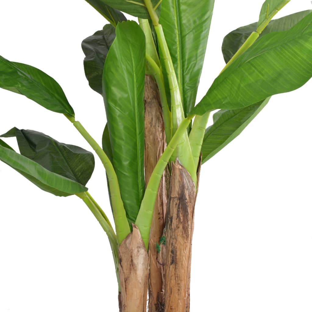 Albero Banana Artificiale con Vaso 175 cm Verde | homemem39