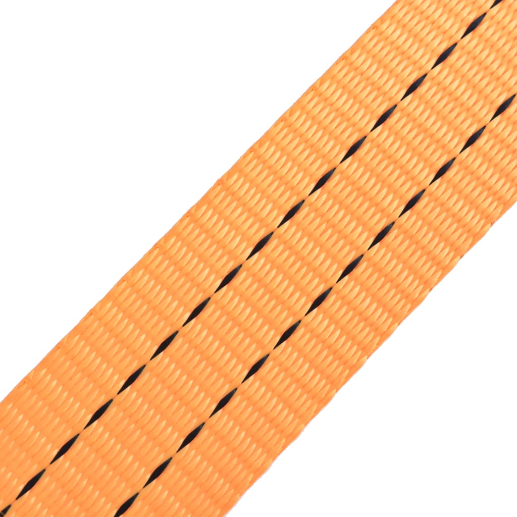 Cinghie d'Ancoraggio 4 pz a Cricchetto 1 T 6mx38mm Arancione | homemem39
