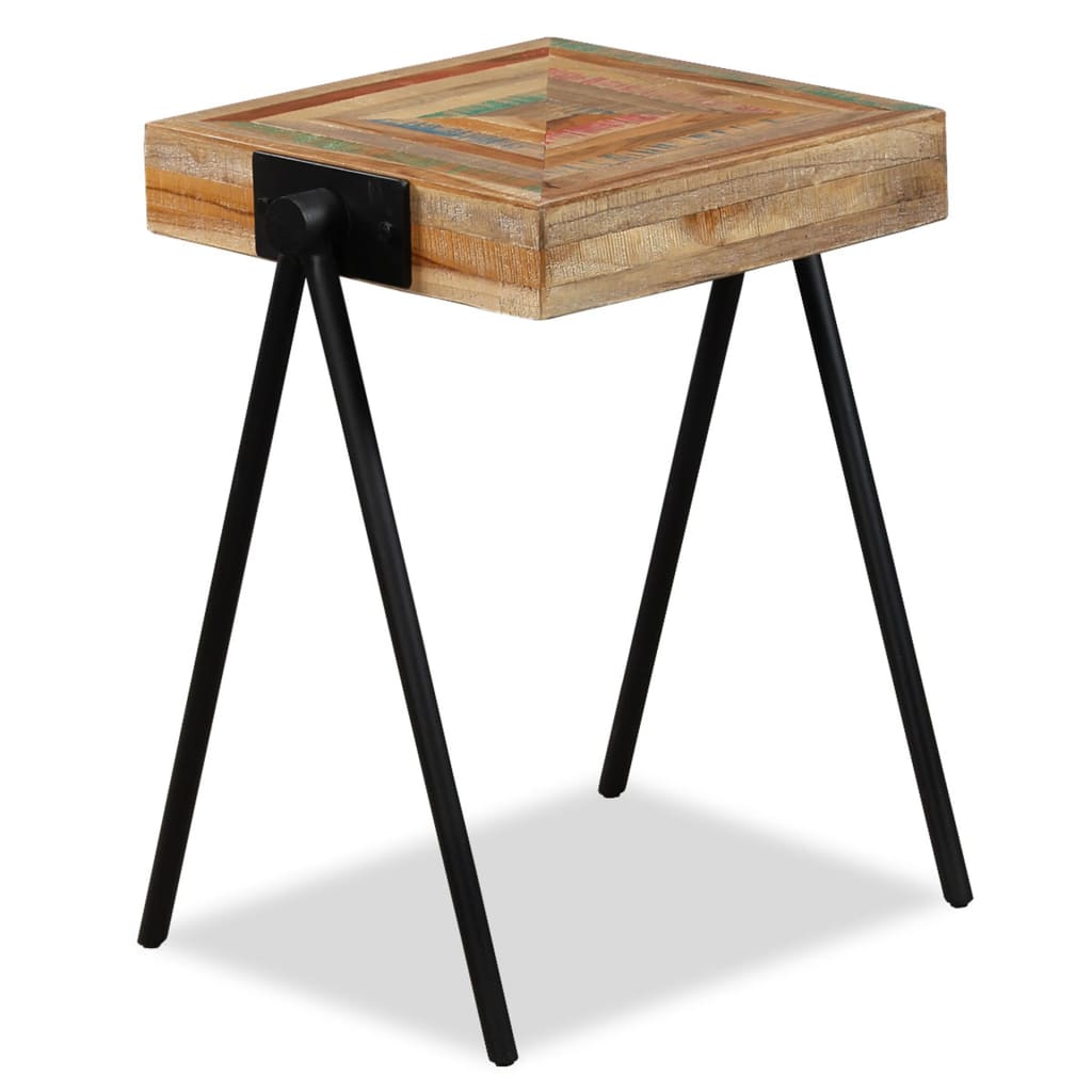 Tavolino Laterale in Legno Massello di Teak di Recupero | homemem39