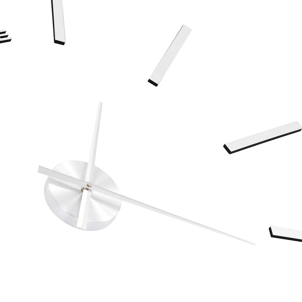 Orologio da Parete 3D in Stile Moderno 100cm XXL Argento | homemem39