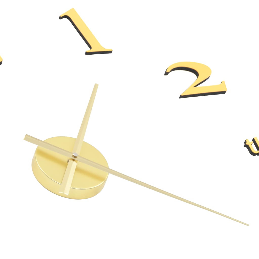 Orologio da Parete 3D in Stile Moderno 100cm XXL Oro | homemem39