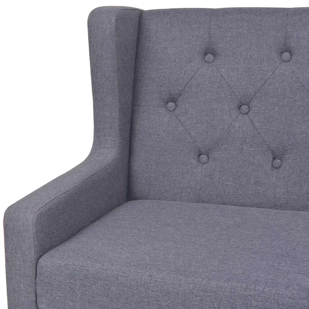 Set Divani 3 pz in Tessuto Grigio | homemem39