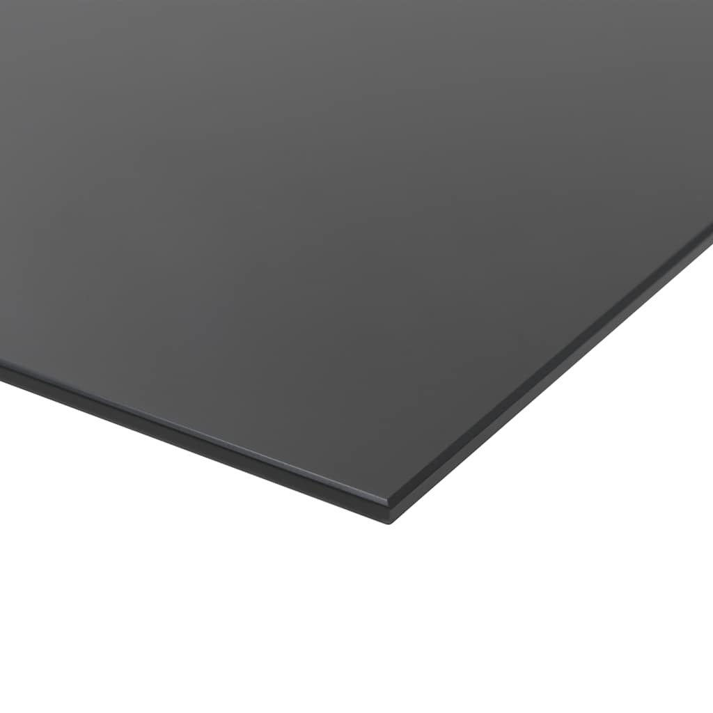 Lavagna Magnetica a Parete in Vetro 80x60 cm Nera | homemem39