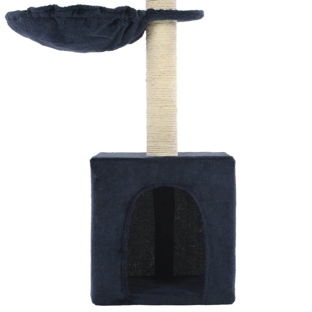 Albero per Gatti con Tiragraffi in Sisal 105 cm Blu | homemem39