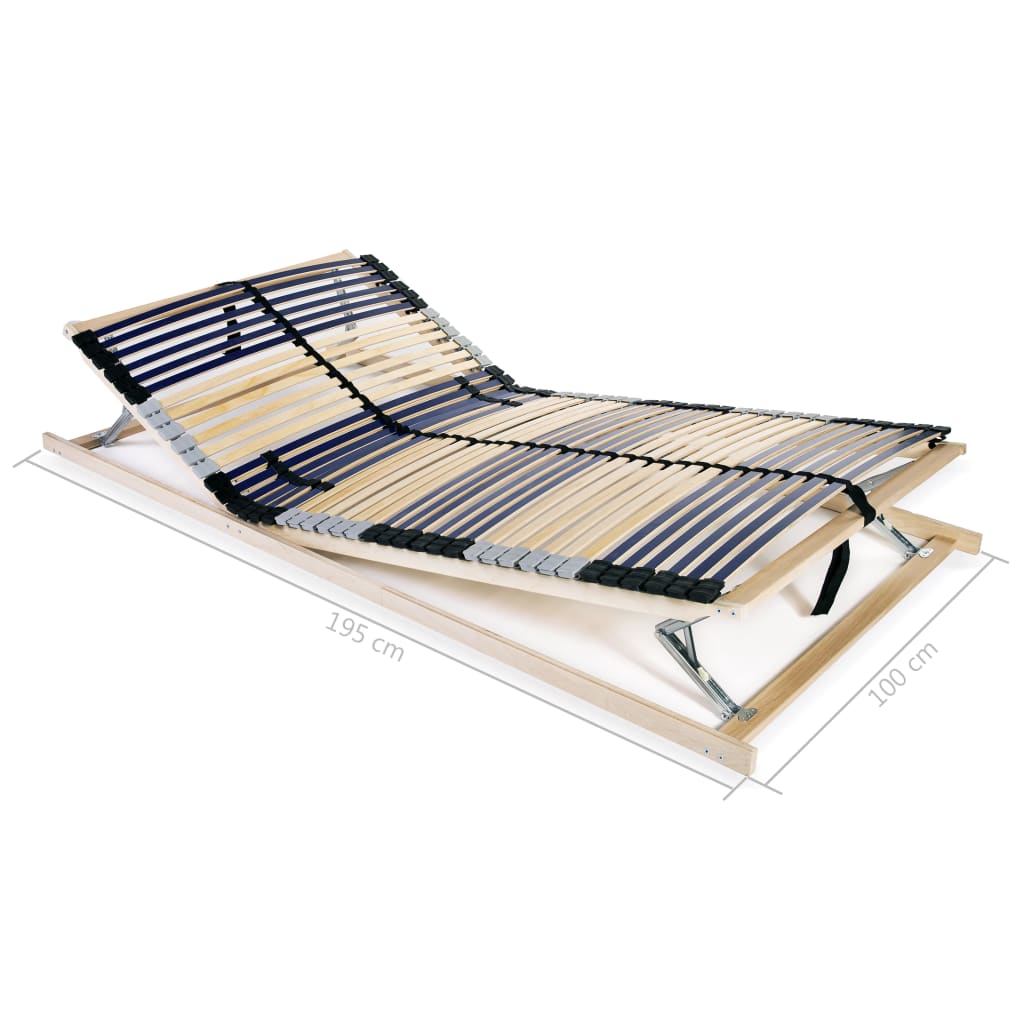 Rete a Doghe 7 Zone senza Materasso con 42 Doghe 100x200 cm | homemem39