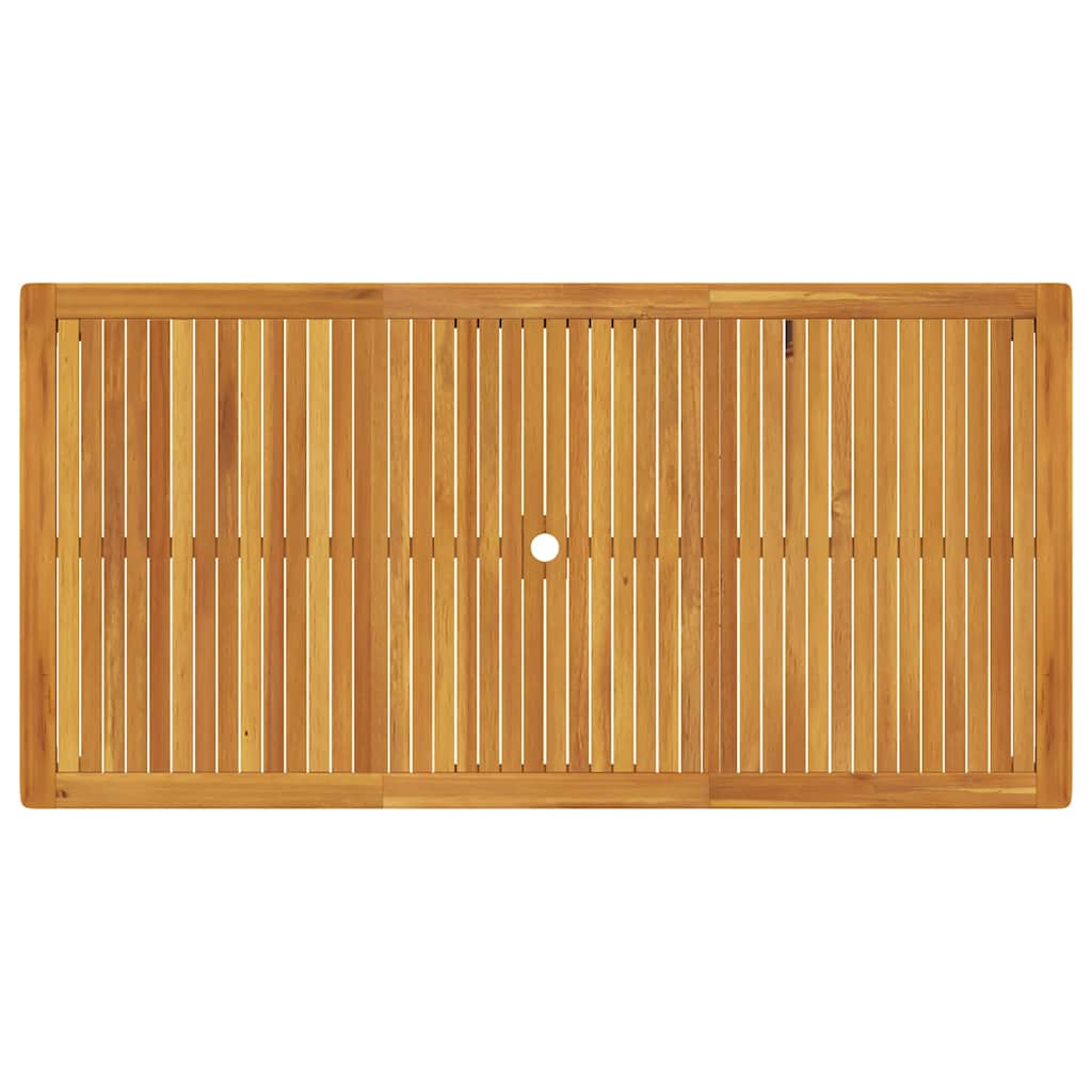 Tavolo da Giardino 200x100x74 cm in Legno Massello di Acacia | homemem39