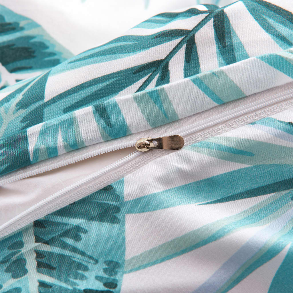 Set Copripiumino Foglie Verdi 140x200/60x70 cm - homemem39