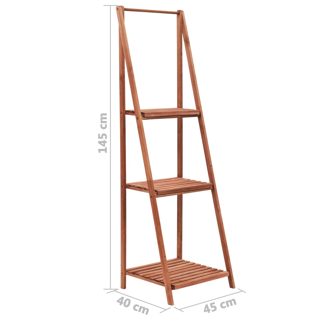 Piedistallo per Piante in Legno di Cedro 45x40x145 cm | homemem39