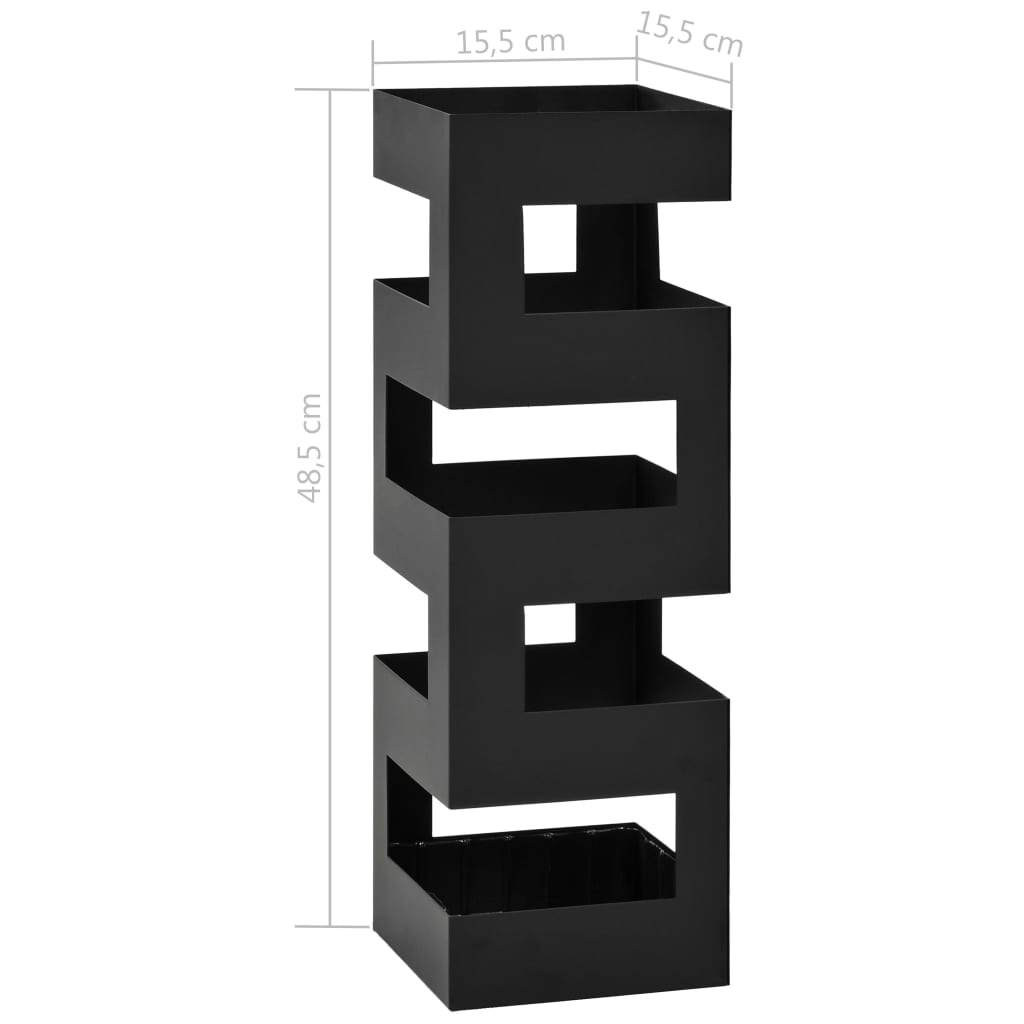Porta Ombrelli in Acciaio Nero | homemem39