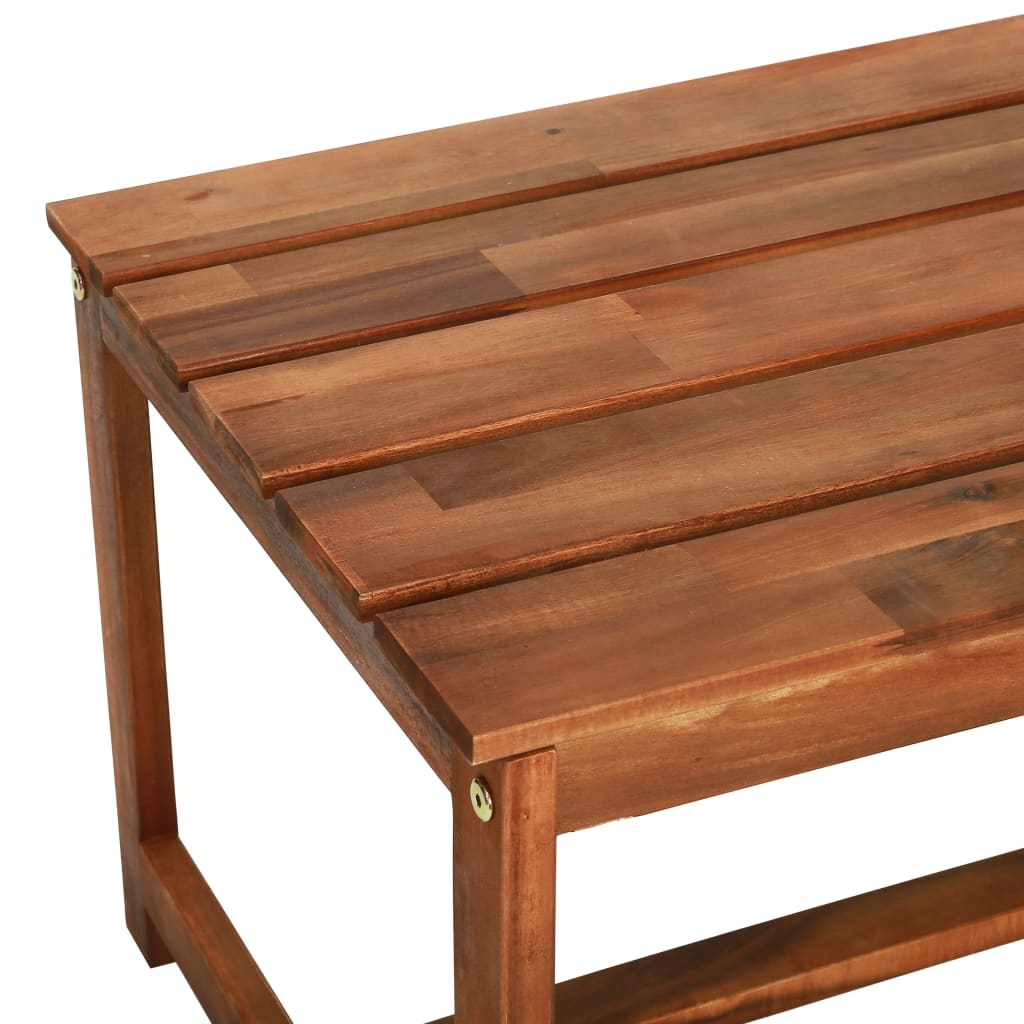 Set da Pranzo da Giardino 4 pz in Legno Massello di Acacia | homemem39