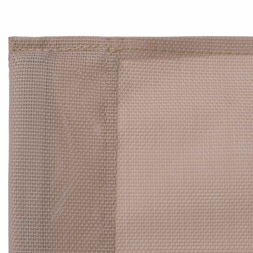 Set Divano da Giardino 4 pz in Tessuto e Acciaio Grigio Talpa