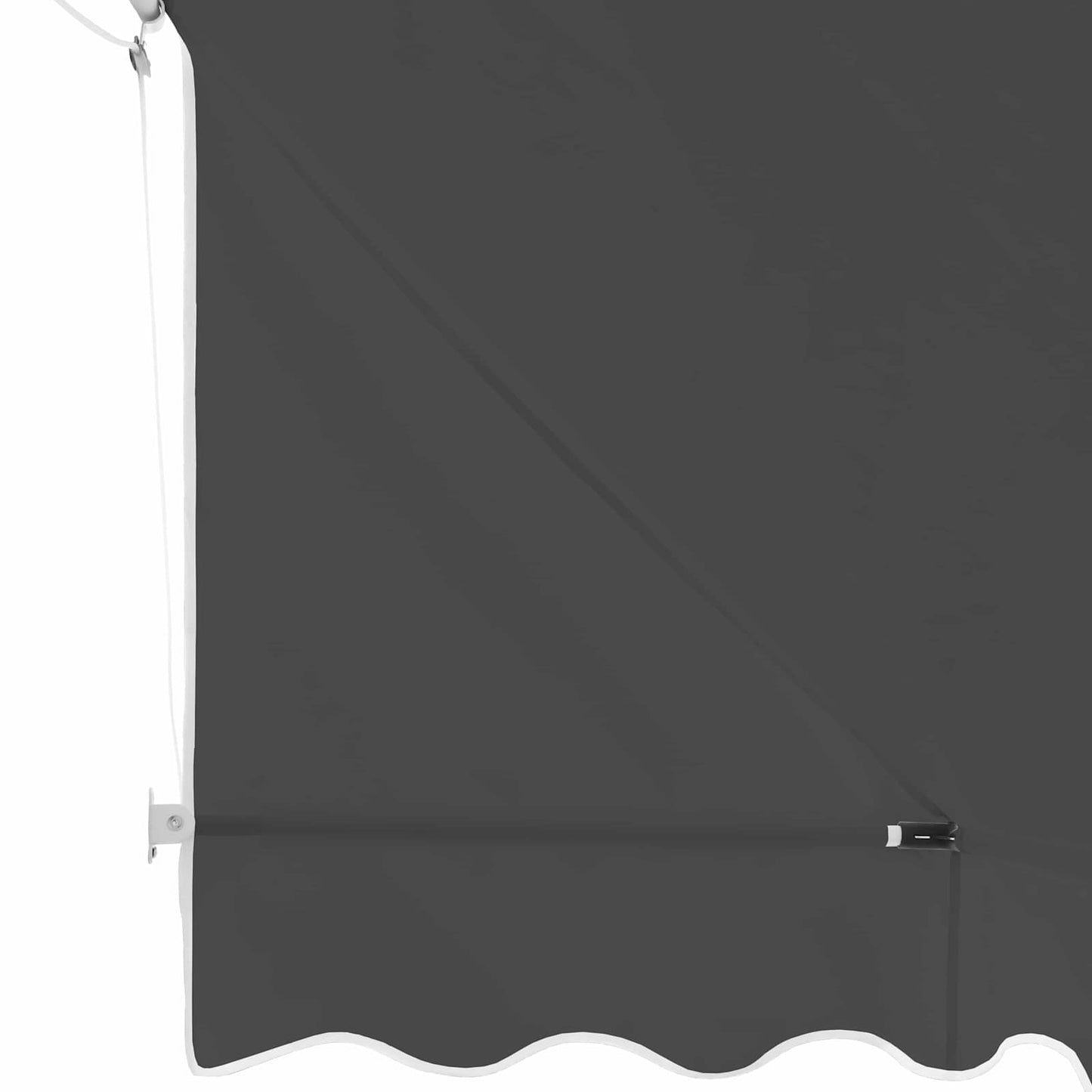 Tenda da Sole Grigio 300 cm Tessuto