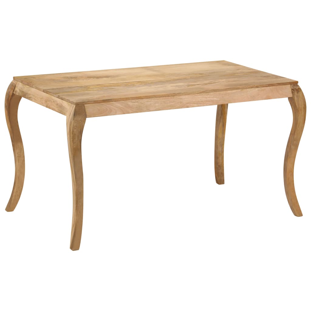 Tavolo da Pranzo in Legno Massello di Mango 135x75x76 cm | homemem39