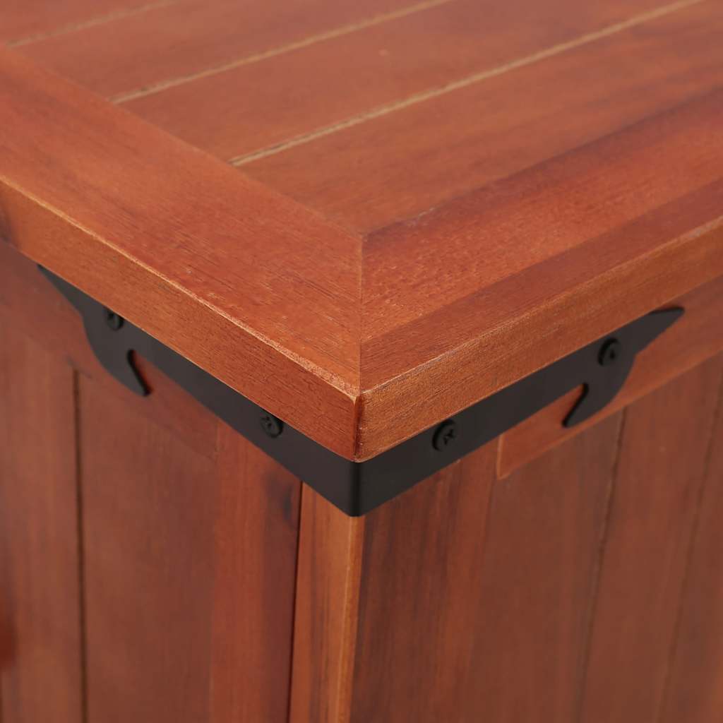 Cassapanca 79x34x32 cm in Legno Massello di Acacia | homemem39