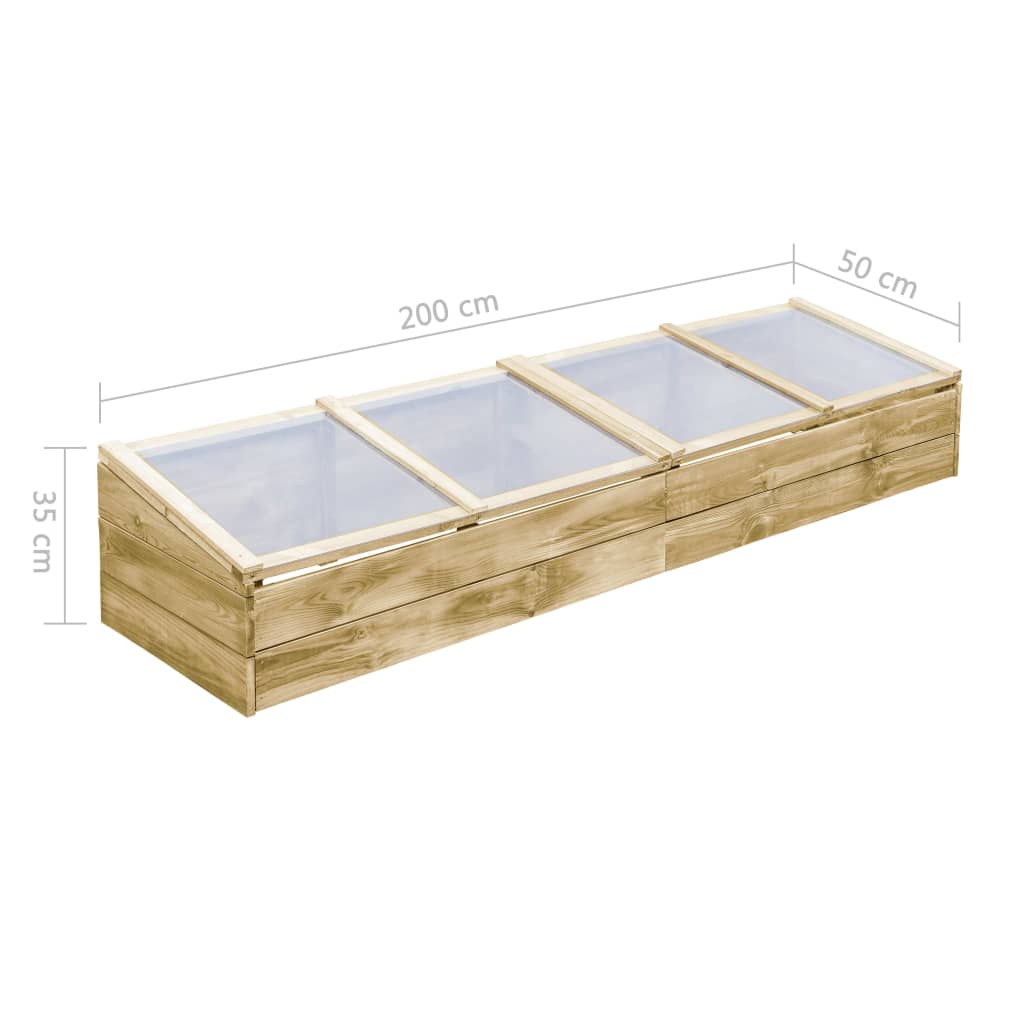 Serra in Legno di Pino Impregnato 200x50x35 cm | homemem39