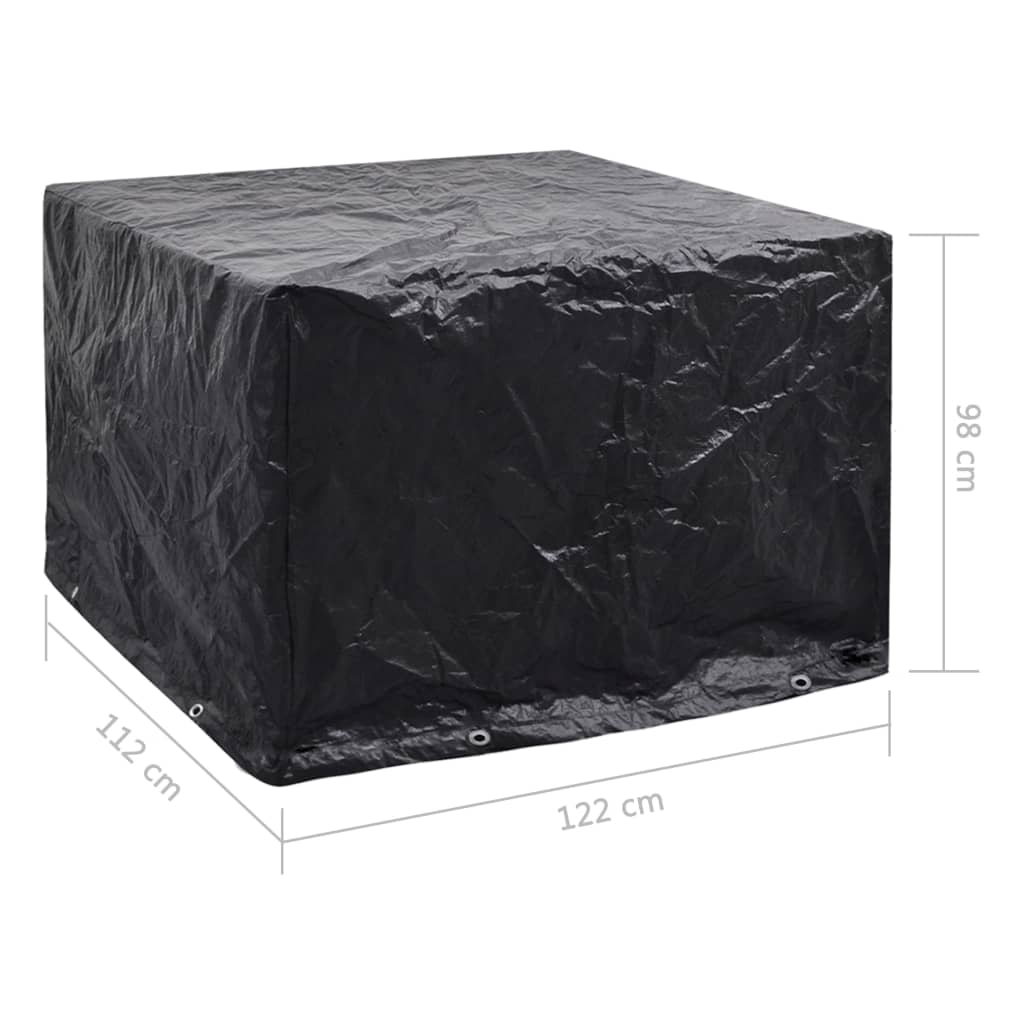 Copertura per Mobili da Giardino con 8 Occhielli 122x112x98 cm | homemem39