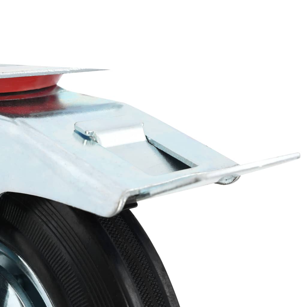 Ruote Girevoli con Doppio Freno 4 pz 200 mm - homemem39