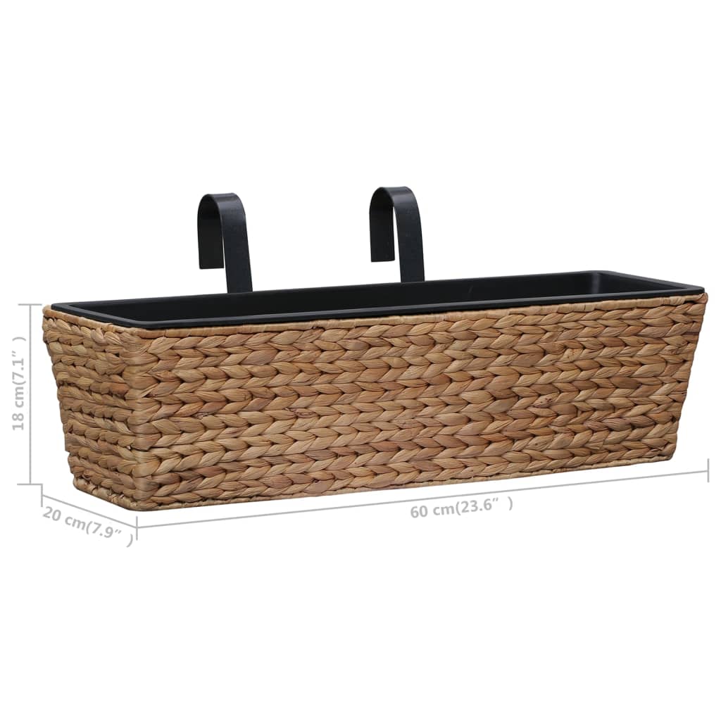Fioriere 2 pz in Giacinto Intrecciato | homemem39