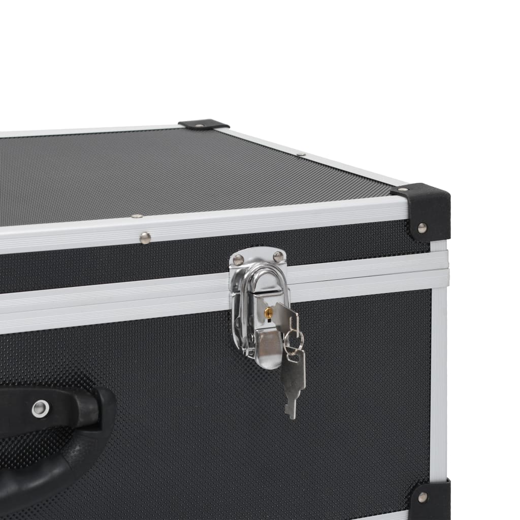Custodia CD per 80 CD in Alluminio ABS Nero | homemem39
