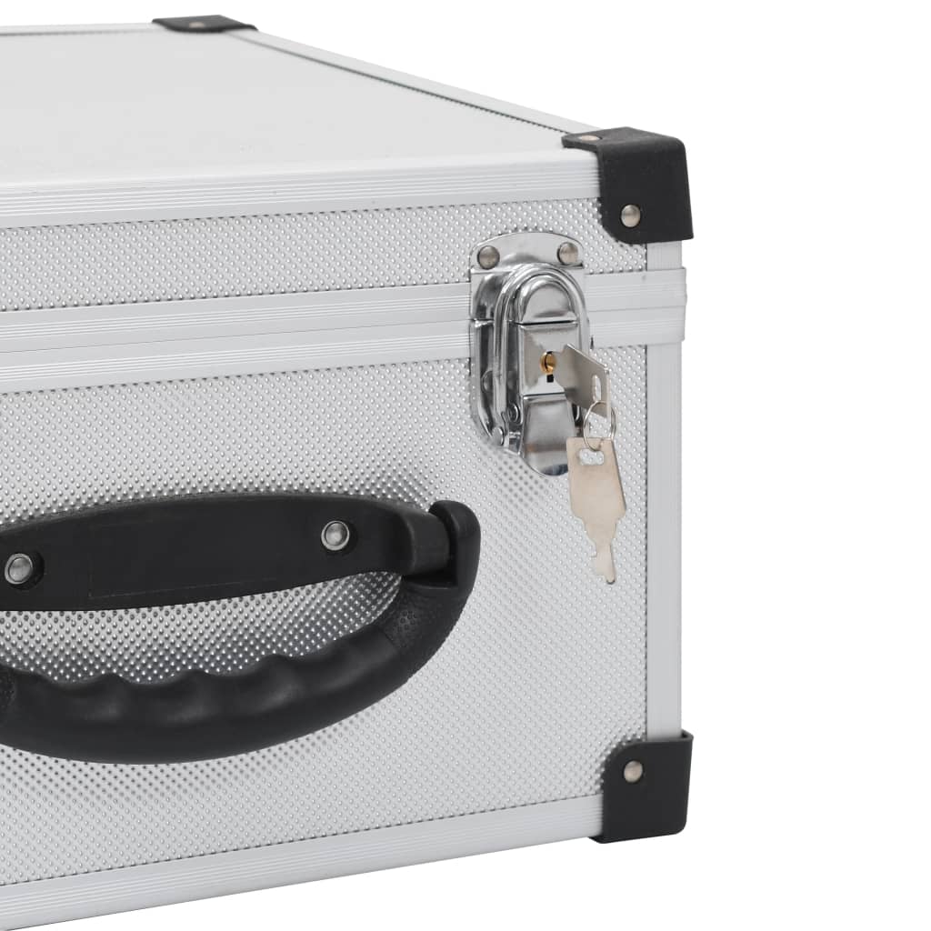 Custodia CD per 40 CD in Alluminio ABS Argento - homemem39