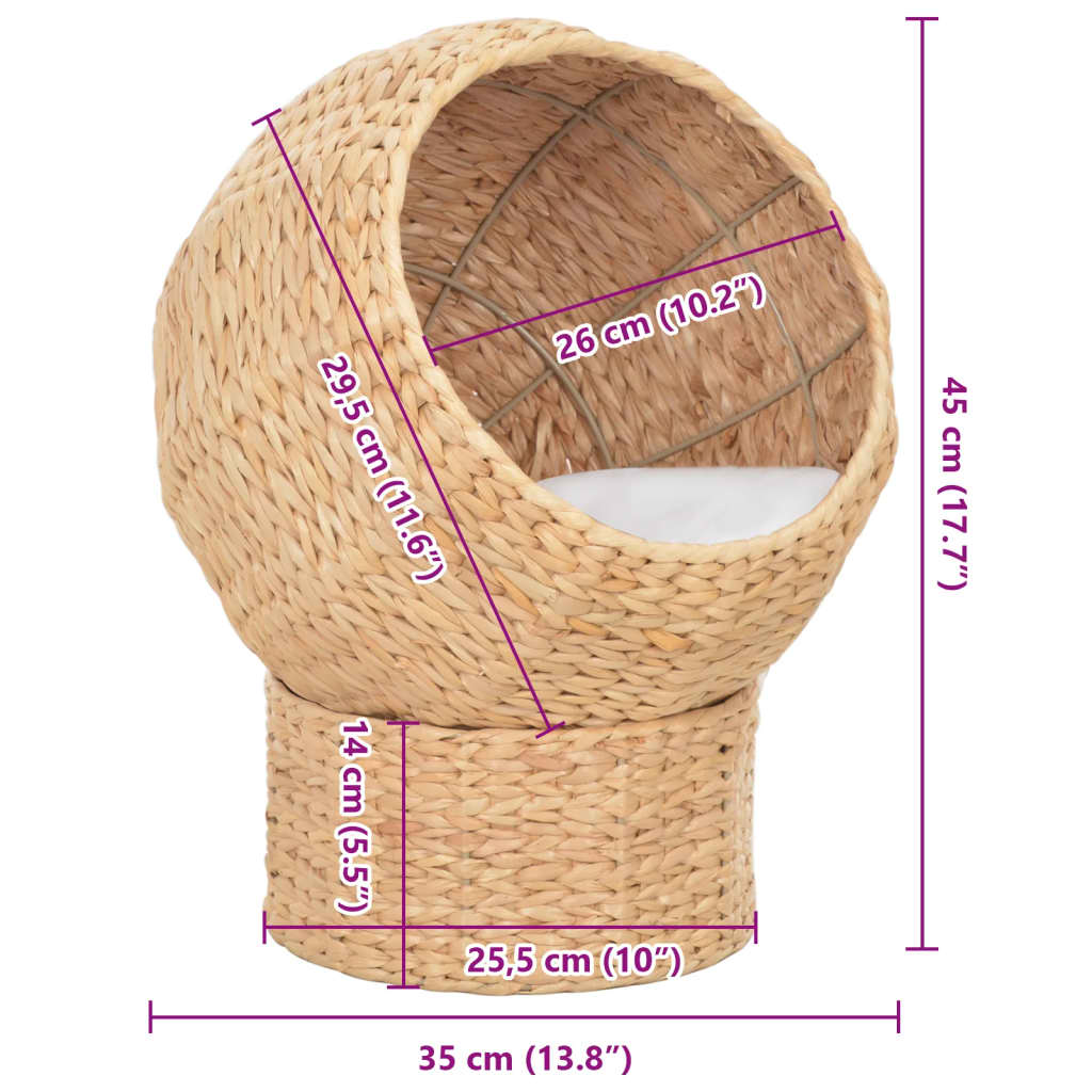 Cesta per Gatti in Giunco Marittimo | homemem39