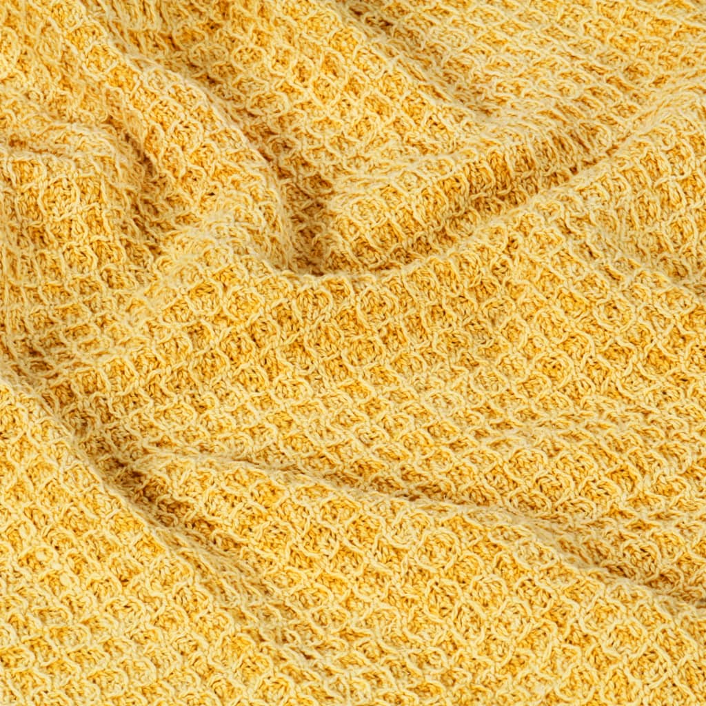 Copriletto in Cotone 220x250 cm Giallo Senape | homemem39