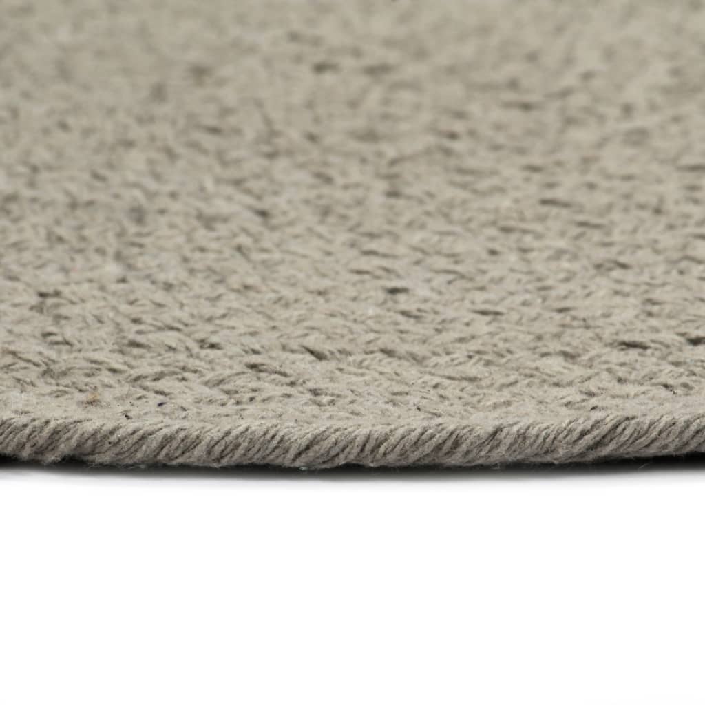 Tovagliette 6 pz Grigio Neutro 38 cm Rotonde in Cotone | homemem39