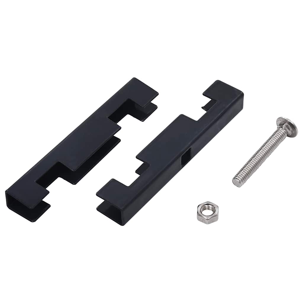 Set di Connettori per Griglie da Giardino 10 pz Antracite | homemem39