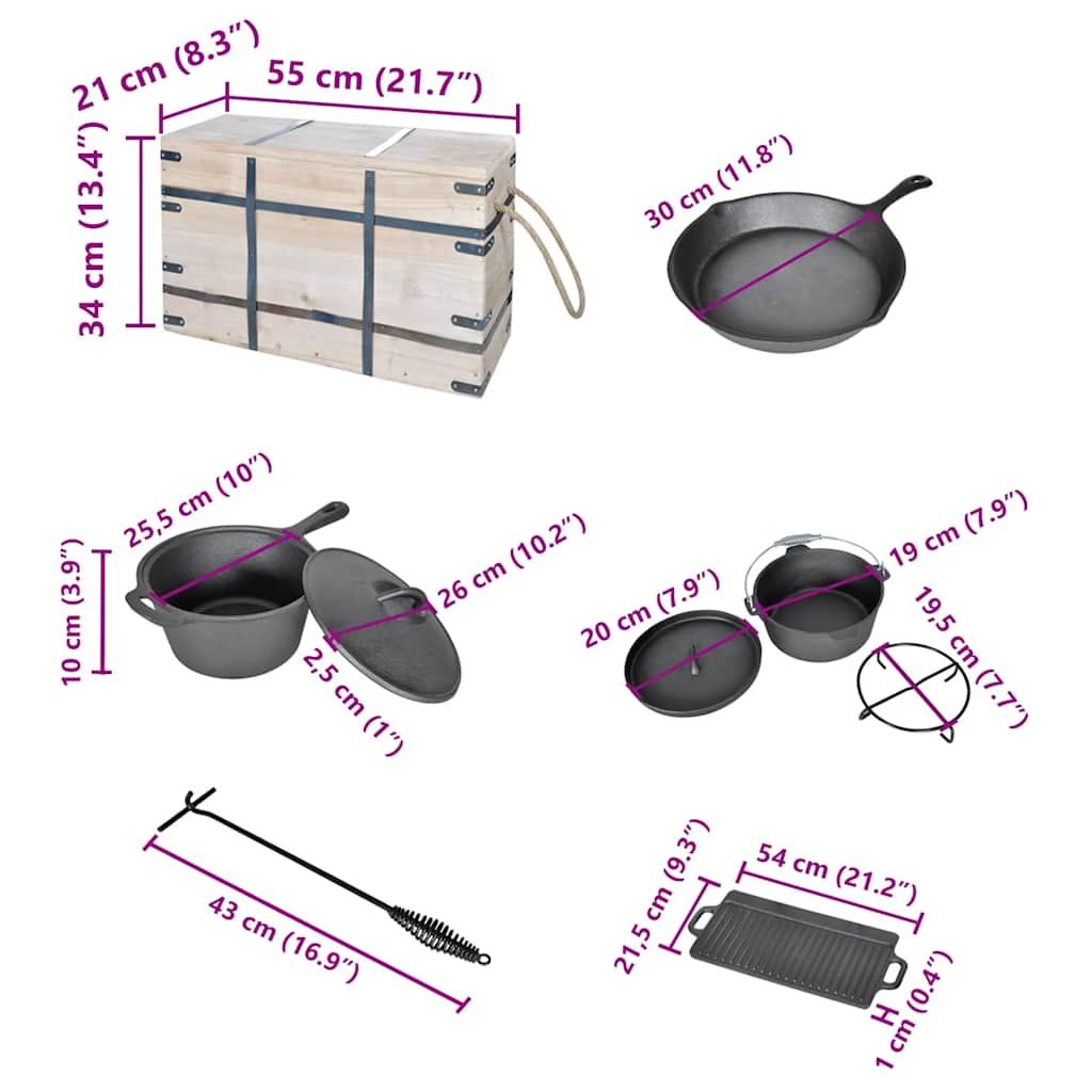 Set forno olandese 9 pz | homemem39