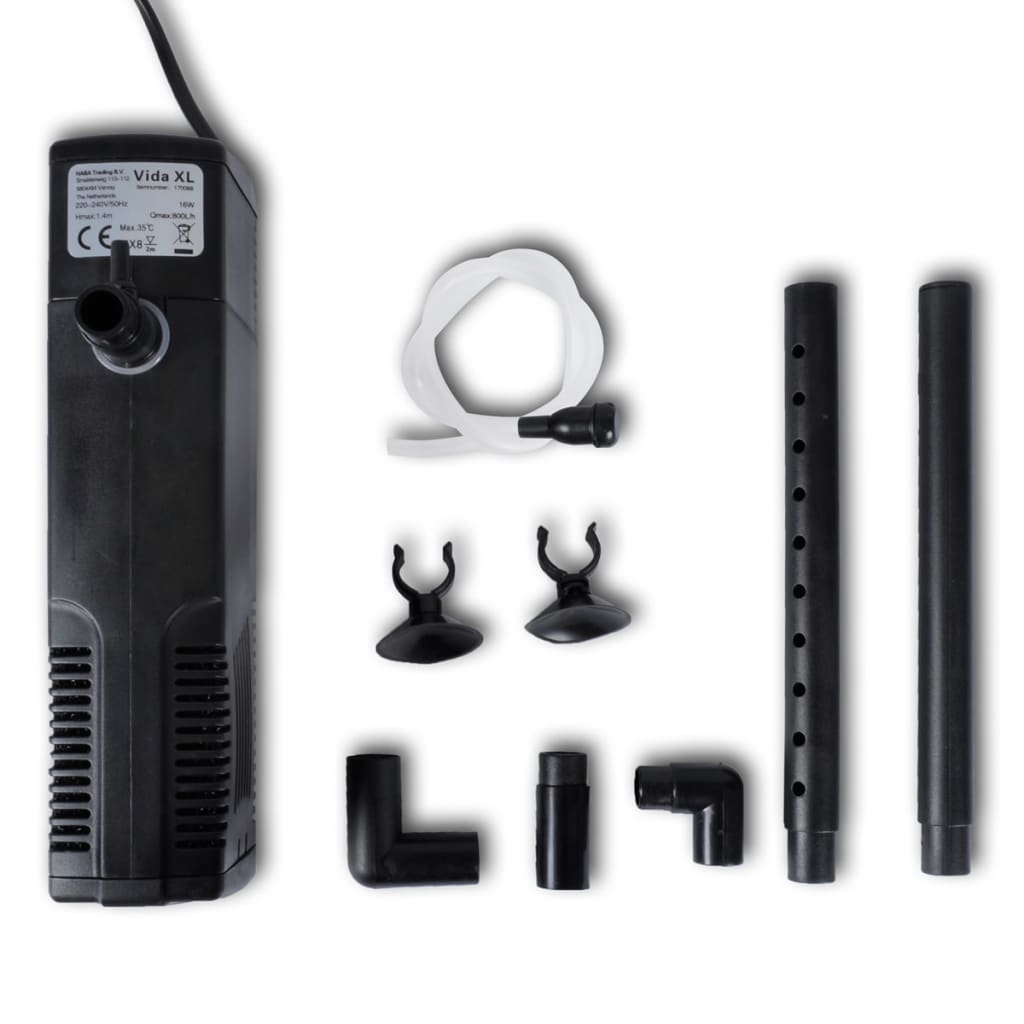 Filtro Pompa per acquario a carbone attivo 800L/h | homemem39