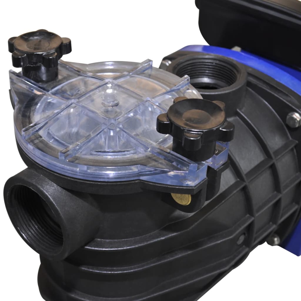 Pompa di filtrazione elettrica per piscina 500W Blu | homemem39